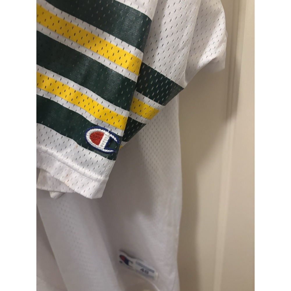 Sterling Sharpe Jersey Packers HOF Vintage Sz 48 XL Champion White Mesh - Picture 3 of 4